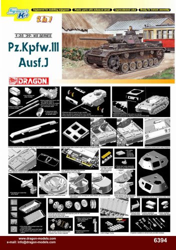 Go to product DRAGON 6394 - 1:35 Pz.Kpfw.III Ausf.J
