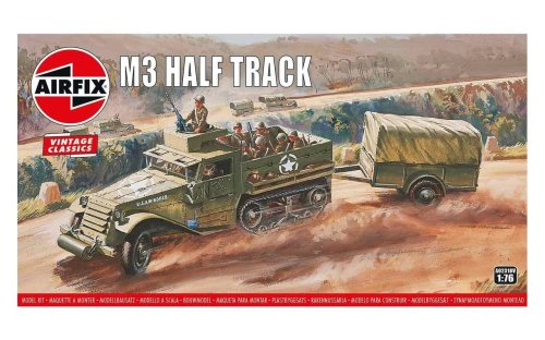 Go to product AIRFIX 02318V - 1:76 M3 Half Track & 1 Ton Trailer - Airfix Vintage Classics