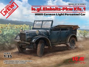 ICM 35581 - 1:35 le.gl.Einheits-Pkw Kfz.1 WWII German Light Personnel Car