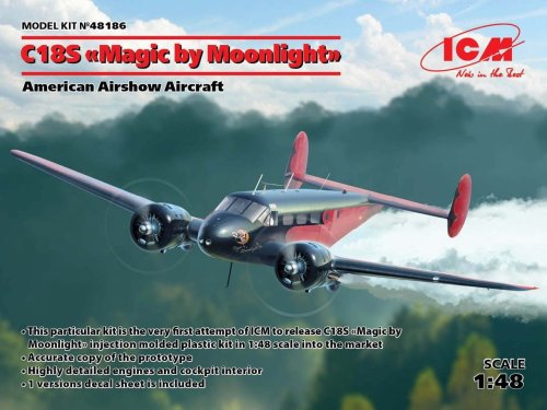 Go to product ICM 48186 - 1:48 C18S Magic by Moonlight  American Airshow Aircraft