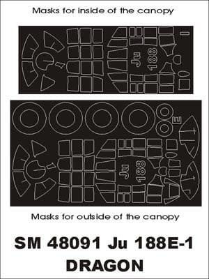 Go to product MONTEX SM48091 - 1:48 Junkers Ju-188 E-1