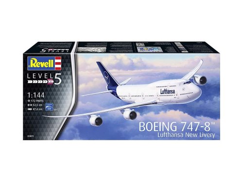 Go to product REVELL 03891 - 1:144 Boeing 747-8 Lufthansa New Livery