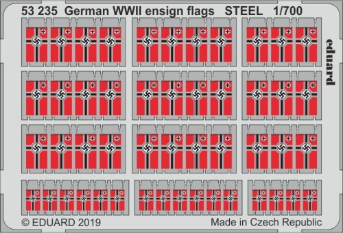 Go to product EDUARD 53235 - 1:700 German WWII ensign flags - Steel