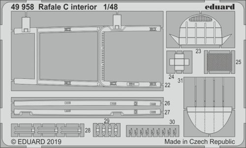 Go to product EDUARD 49958 - 1:48 Rafale C interior