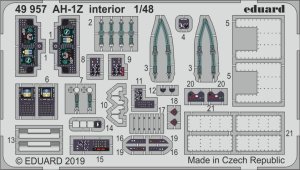 EDUARD 49957 - 1:48 AH-1Z interior
