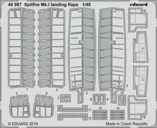 Go to product EDUARD 48987 - 1:48 Spitfire Mk.I landing flaps
