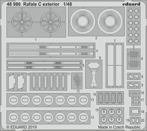 EDUARD 48986 - 1:48 Rafale C exterior