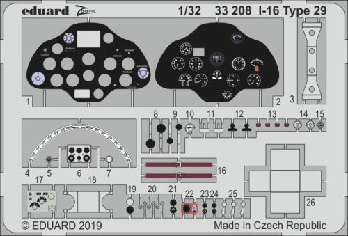 Go to product EDUARD 33208 - 1:32 I-16 Type 29
