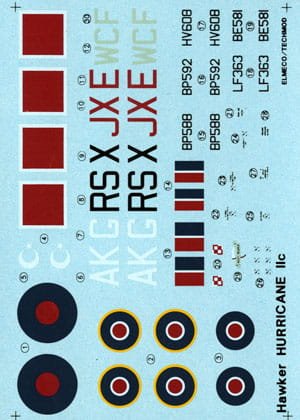 Go to product TECHMOD 72073 - 1:72 Hurricane Mk.IIc