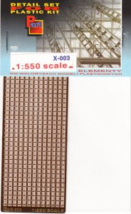 PART X003 - 1:550 Railing (3 lines)