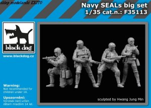 BLACK DOG F35113 - 1:35 Navy SEALs big set