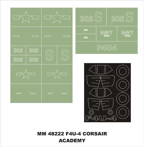 Go to product MONTEX MM48222 - 1:48 F4U-4 Corsair