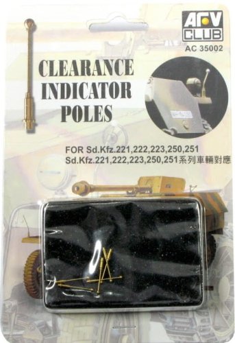 Go to product AFV CLUB AC 35002 - 1:35 Clearance Indicator Poles for Sd.Kfz 221/222/223/250/251