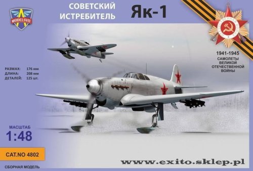 Go to product MODELSVIT 4802 - 1:48 Yakovlev Yak-1 Winter version