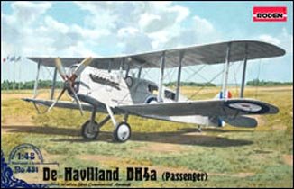 Go to product RODEN 431 - 1:48 De Havilland DH4a (passenger)