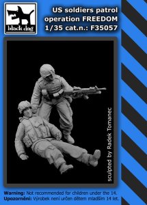 BLACK DOG F35057 - 1:35 US soldier patrol operation Freedom