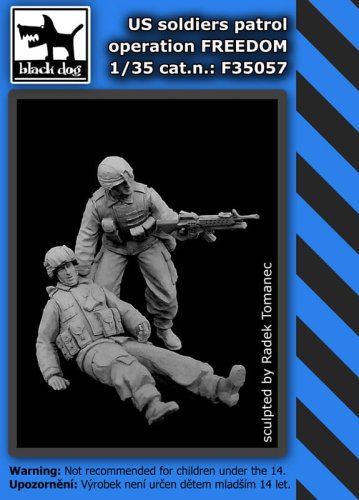 Go to product BLACK DOG F35057 - 1:35 US soldier patrol operation Freedom