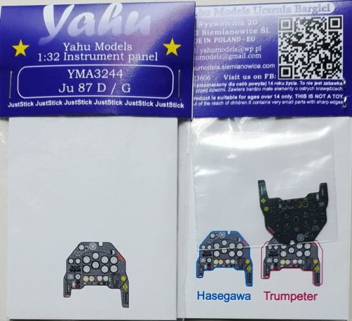 Go to product YAHU YMA3244 - 1:32 Junkers Ju 87 D / G - Instrument Panel