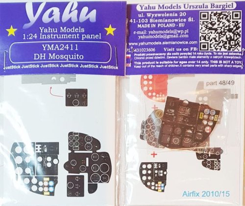 Go to product YAHU YMA2411 - 1:24 Mosquito - Instrument Panel