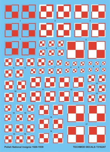 Go to product TECHMOD 72162 - 1:72 Polish Insignia 1920-39