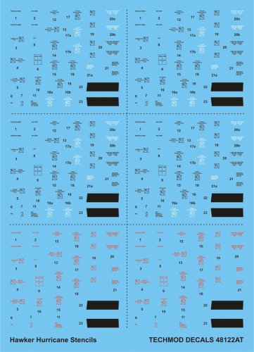 Go to product TECHMOD 48122 - 1:48 Hurricane Stencils