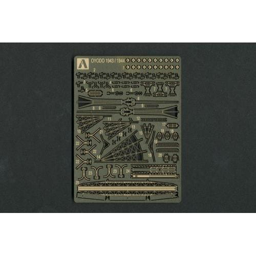 Go to product AOSHIMA 05274 - 1:700  IJN Light Cruiser Oyodo 1943/1944 Photo-Etched Parts Set