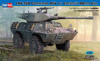 Go to product HOBBY BOSS 82422 - 1:35 LAV-150 Commando AFV w/ Cockerill 90mm Gun