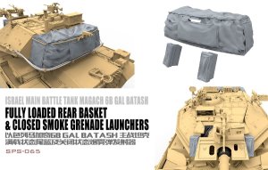 MENG MODEL SPS065 - 1:35 Fully Loaded Rear Basket & Grenade Launchers for Magach 6B
