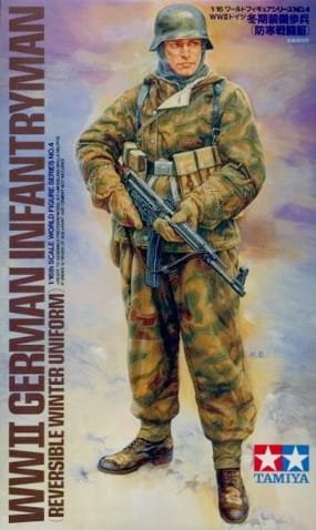 Go to product TAMIYA 36304 - 1:16 WWII German Infatryman (Reversible Winter Uniform)