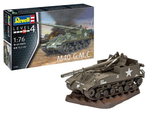 Go to product REVELL 03280 - 1:76 M40 GMC