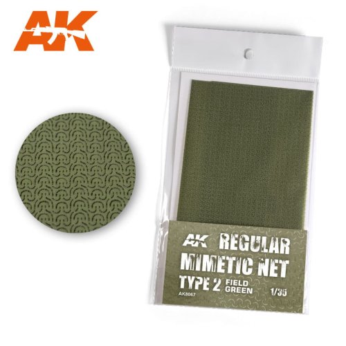 Go to product AK INTERACTIVE 8067 - 1:35 Camouflage Net Field Green Type 2