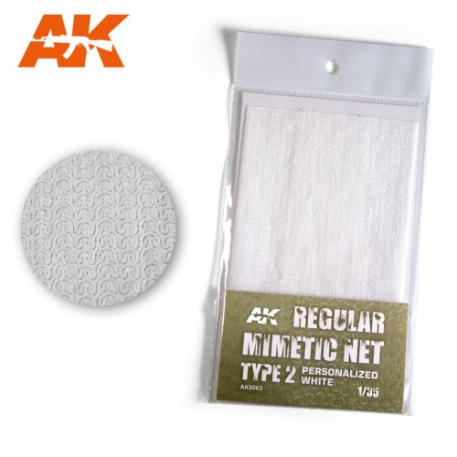 Go to product AK INTERACTIVE 8063 - 1:35 Camouflage Net Personalized White Type 2