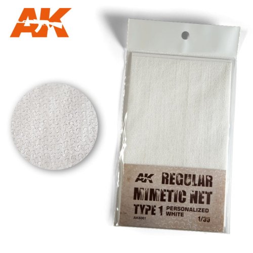 Go to product AK INTERACTIVE 8061 - 1:35 Camouflage Net Personalized White Type 1