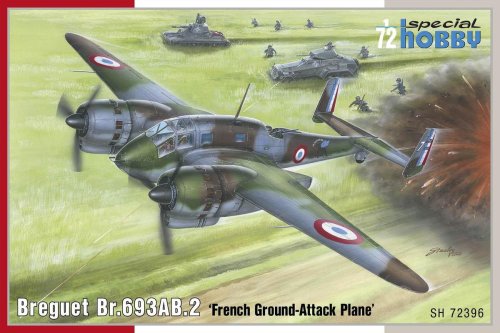 Go to product SPECIAL HOBBY 72396 - 1:72 Breguet Br.693AB.2 French Attack-Bomber