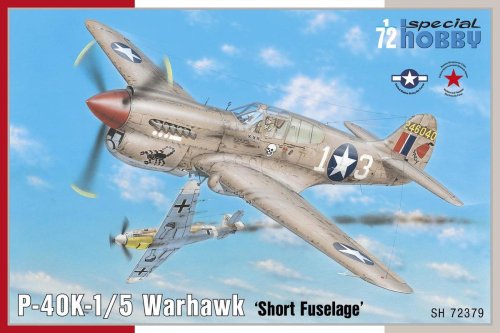 Go to product SPECIAL HOBBY 72379 - 1:72 P-40K-1/5 Warhawk