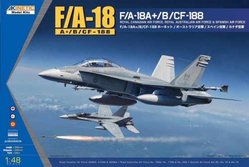 Go to product KINETIC 48030 - 1:48 F/A-18 Hornet - F/A-18A+/B/CF-188
