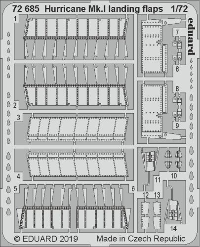 Go to product EDUARD 72685 - 1:72 Hurricane Mk.I landing flaps