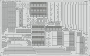 EDUARD 53236 - 1:350 CVN-65 Enterprise pt.4