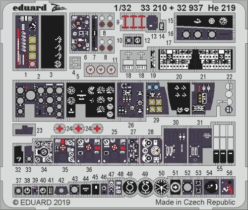 Go to product EDUARD 33210 - 1:32 He 219