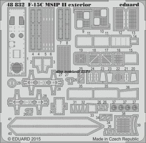 EDUARD 48832 - 1:48 F-15C MSIP II exterior