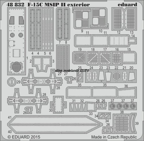 Go to product EDUARD 48832 - 1:48 F-15C MSIP II exterior
