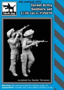BLACK DOG F35070 - 1:35 Israel Army Soldiers set