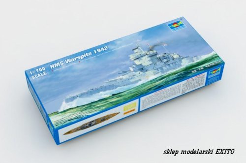 Go to product TRUMPETER 05795 - 1:700 HMS Warspite 1942