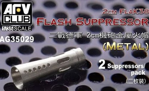 Go to product AFV CLUB AG 35029 - 1:35 2cm Flak 38 Flash Suppressor-2pcs