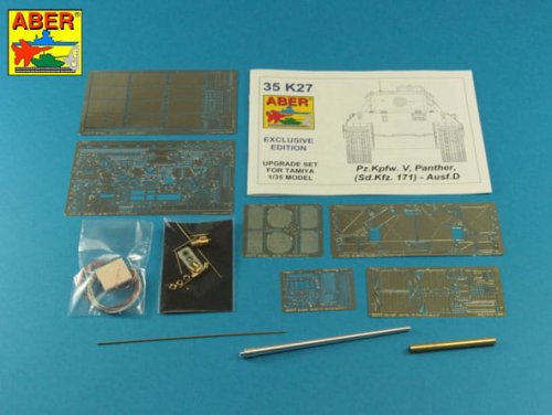 Go to product ABER 35K27 - 1:35 Pz.Kpfw. V Ausf.D Panther - Upgrade Set