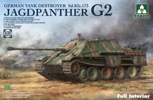 Go to product TAKOM 2118 - 1:35 Jagdpanther G2 Sd.Kfz. 173 w/ Full Interior