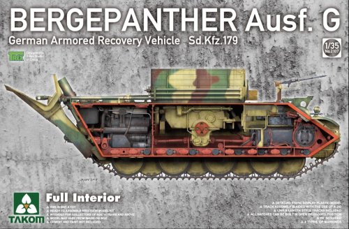 Go to product TAKOM 2107 - 1:35 Bergepanther Ausf. G w/ Full Interior