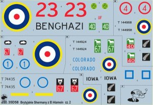 TORO MODEL 35D58 - 1:35 British Shermans from El-Alamein pt.2
