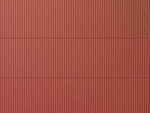AUHAGEN 52430 H0 - Corrugated iron sheet, reddish brown