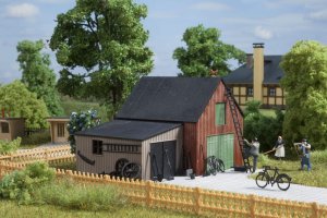 AUHAGEN 11408 H0 - Warehouse with garage